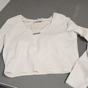 Calia large cropped White Women's Top nwt